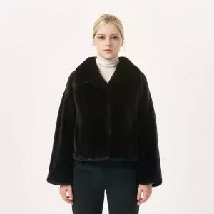 진도모피 브랜드관 윙 카라 밍크 숏자켓 (CMJ017)