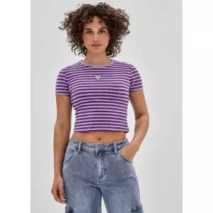 (MD PICK) 게스 GUESS GO 미니로고 스트라이프 베이비 반팔티 YN2K2332 149992