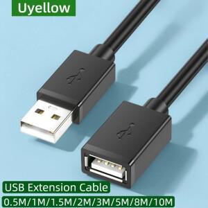 USB 2.0 연장 케이블 10m 50cm 8m 5m 3M 호환 2m 남성-여성 노트북 PC 스마트 호환 TV U 디스크
