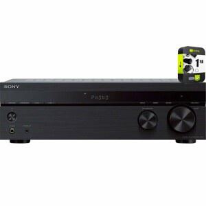 소니 STRDH190 Ch 스테레오 수신기 포노 입력 기능 포함 블루투스 번들 CPS 향상 보호