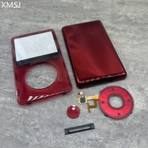 호환 투명 레드 그린 전면 플레이트 케이스 하우징 클릭 휠 센터 버튼 (아이팟 5세대 비디오 30GB 용)