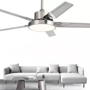 메탈 샹들리에 스텐 60인치 순환 팬 카페 선풍기 공기 실링팬