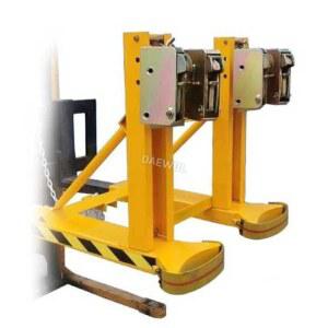 지게차 드럼 리프트 택배 집게 드럼통 장비 기울이기 2개 소형 경량 기름통