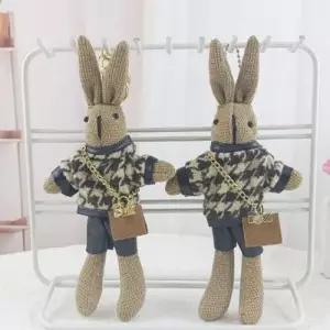 키홀더 가방고리 열쇠고리 인기 키링 토끼 봉제인형 WF0D04B