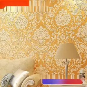 접착식 부직포 벽지 침실 거실용 인테리어 방수 셀프 시공 벽장식 따뜻한 느낌 3D 디자인 레트로 스타일 홈데코용