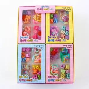 22D]큐티 집게핀 미니 (16개세트) 머리끈 세트