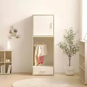 아이방 꾸미기 복합수납 옷장 유해물질 없는 스마트 정리 WB692