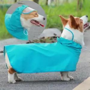 비옷 우비 즐거운 시간 반려동물비옷 눈옷 방수레인코트 바디 스트랩 방수옥