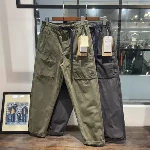 전술바지 밀리터리바지 작업복 바지 팬츠 전투복 서바이벌 아메리칸 헤비급 레트로 복고풍 엔틱 워시 루즈