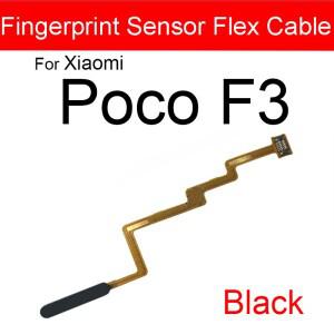 호환 샤오미 Poco F3 메뉴 키 터치 ID 센서 지문 (전원 버튼 교체 포함)용 홈 플렉스 케이블