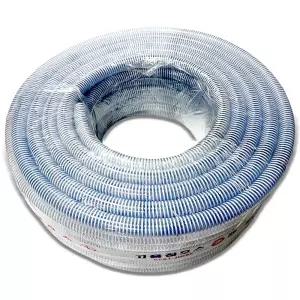 국산 투명고압 호스 25mm X 50M 펌프 양수기 자바라 물 호수