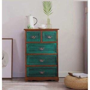 원목 서랍장 미니 소형서랍장 안방 가구 25cm 정리함 침실서랍장 레트로 인테리어서랍