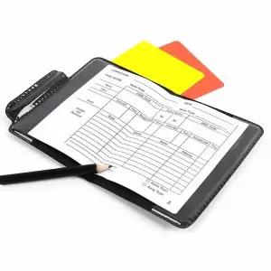 용품 수첩 심판 축구 기타 용카드