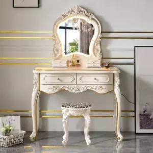 프렌치 공주풍 화장대 LED조명 고급스러운 수납형