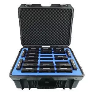 HDD 보관함 하드 휴대용 가방 케이스 보라색 외장하드 정리함