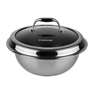 쿡셀 블랙큐브 IH 가마솥 22cm (+유리뚜껑) 올스텐 인덕션 냄비