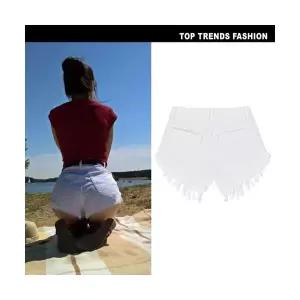 여자 청반바지 원템4 데님 포켓 핫팬츠 워싱 스키니 유럽풍