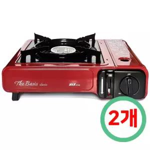 맥스 기본형 휴대용 가스렌지 /캠핑용/업소용/가정용 가스버너 MS-2500 x 2개
