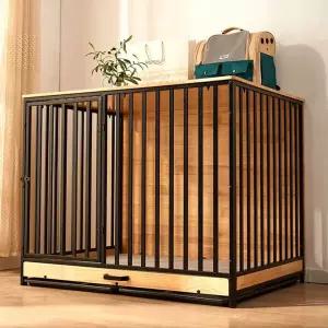 대형견 켄넬 우드 디자인 모던 실내외 철장 견사 펜션