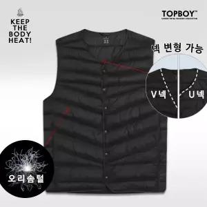 남녀공용 오리털 넥변형 패딩조끼 (SUH014)