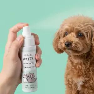 아키즈 천연 강아지미스트 털엉킴방지 냄새제거 보습제 펫미스트 100g 2개