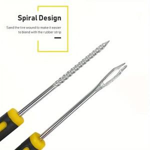 호환 오토바이 타이어 수리 키트 펑크 플러그 도구 자동차 스트립 비상 교반 접착제