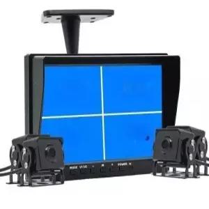 4채널 야간 버스 카메라 후방 굴삭기 트레일러