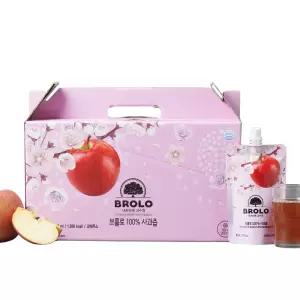 꼬샤꼬샤 브롤로 100 리얼착즙 사과즙 20팩