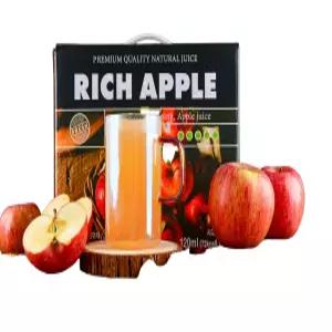 새콤달콤 건강한 사과로 착즙한 경북 문경사과즙 산고을농원 생사과즙 120ml x 50포