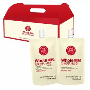 홀인주스 통째로 갈아만든 국내산 명품 사과즙(스파우트) 100ml 30포