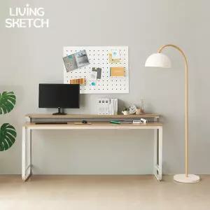 [리빙스케치] 국내제작 캠브리지 1500X700 낮은 선반형 1단 A타입 책상[착불]E0등급 컴퓨터 학생용