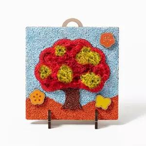 나무 액자 클레이 키트 모스 만들기 방과후놀이