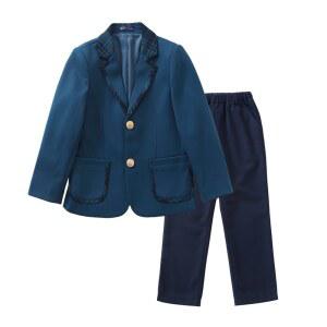 Elphaba 프레 의상 여성용 할로윈 가운 극장 드레스 블루 멋진 무대 자켓 파티 서스 뮤지컬