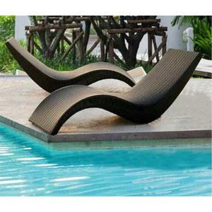 야외 라운지 호텔 S자 알루미늄 루프바 접이식 조명테이블 라탄소파 체어 차양X 탁자