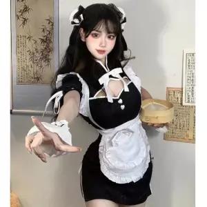 메이드복컨셉 원피스 의상 룸복 이벤트룩 클럽룩 코스튬 졸업사진