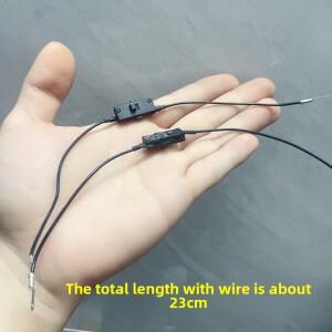 호환 코드 토글 슬라이드 푸시 플레이트 스위치 1PC 헤어 전원