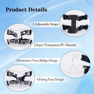 호환 부러진 코A42F 가드  조절식 페이스 스포츠 훈련 마스크 패딩 보호대