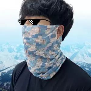 ( )여름 냉감 메쉬 넥워머 귀걸이형 쿨링 멀티 마스크 스포츠 자외선 차단 쿨 스카프