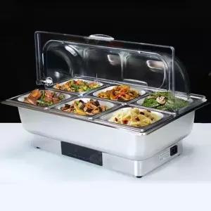 반찬 워머기 업소용 소스 중탕기 전기 보온기 대형 건식 한식 사각