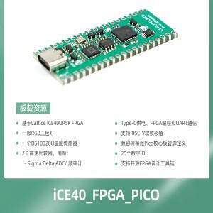 호환 ICE40UP5K FPGA 코어 보드 LPC11U35 다운로더 RISC-V 이식