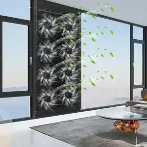 창문형 환풍기 무타공 이동식 욕실 산업용 창틀형 환기팬