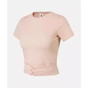 [데상트]우먼스 캡내장 슬림핏 반팔 티셔츠 코랄(SQ122PTS13) SQ122PTS13_CORL 301625