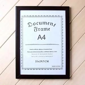 벽걸이액자 모던 A4 상장액자 졸업장 허가증 사진 (KYR-WB96571)