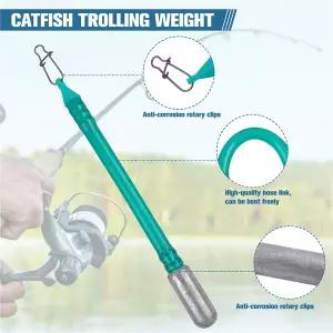 낚시대스탠드 3Pcs 메기 Catfishing 드래그 드리프트 무게 바닥 유연한 튀는 트롤링 표류 서핑 낚시 무게에