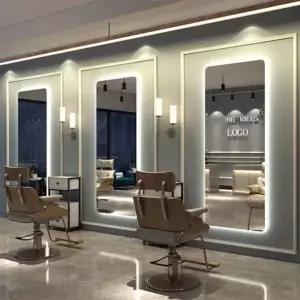 미용실 대형 전신거울 메이크업 단면 헤어샵 미러