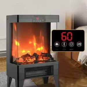 올원픽 전기벽난로 거실 벽난로 무드등 LED 불멍 조명