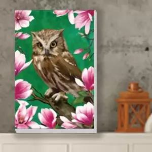 부엉이 그림 풍수 목련 꽃 액자 그림드림 3Owl-P6C (KYR-W5F0BB1)