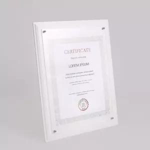 벽걸이액자 클래식 허가증 상장 액자 A4 인증서액자 (KYR-WB96574)