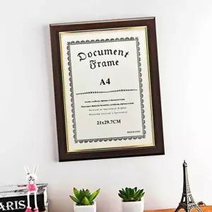 상장 액자 a4 임명장액자 훈장액자 우드액자 (KYR-WFG5DAQ)