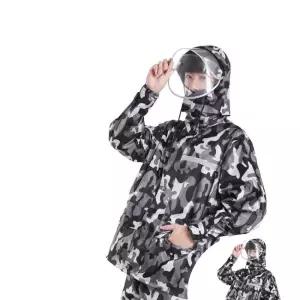 농사비옷 레인코트 비옷 그레이카모 방수 상하의세트 고품질